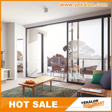 2016 Yekalon Top Grade Australian Systematic Aluminum Entrance Sliding Door